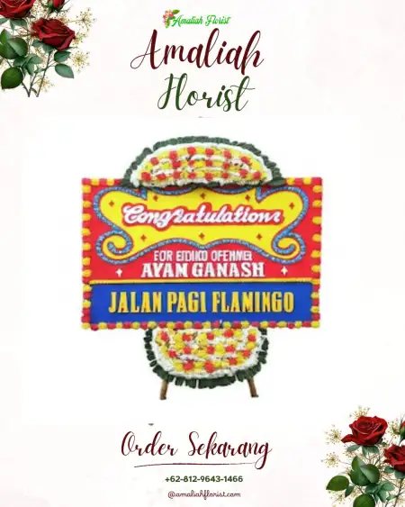 Sewa Papan Bunga Simpang Tiga